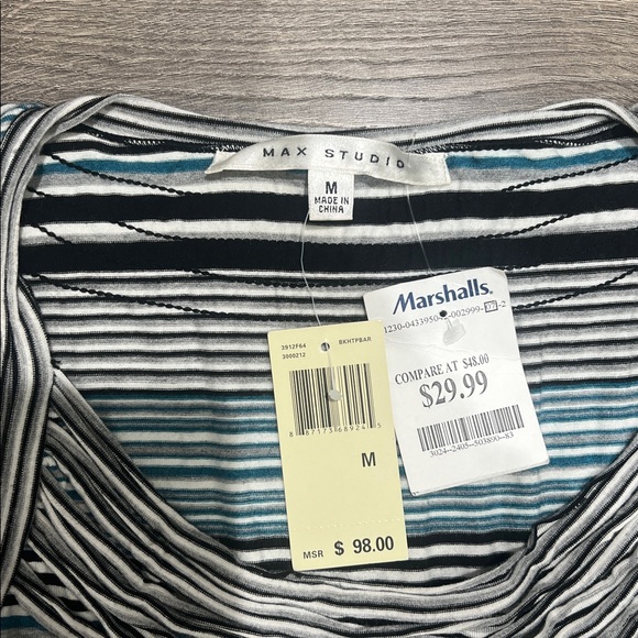 Max Studio (M) Striped Dress NWT - Picture 10 of 11